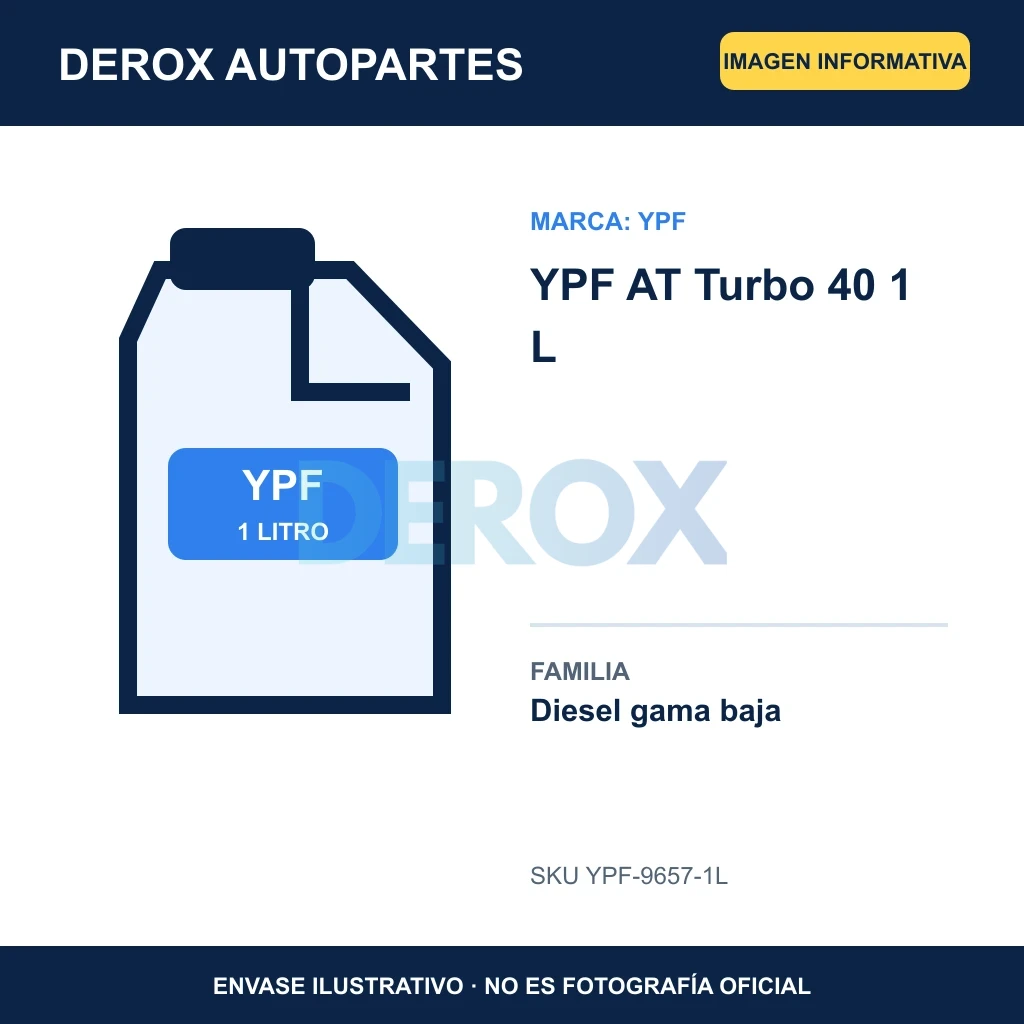 YPF AT Turbo 40 1 L