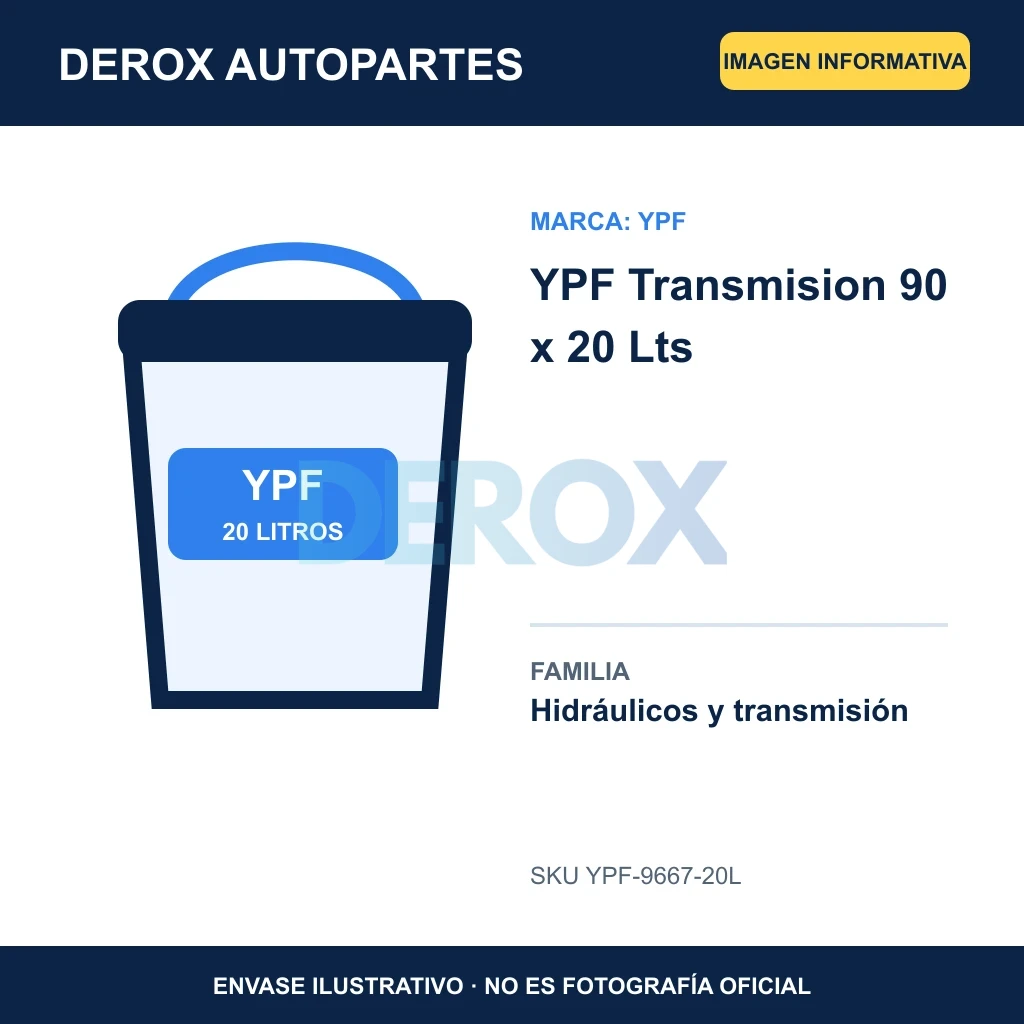 YPF Transmision 90 x 20 Lts