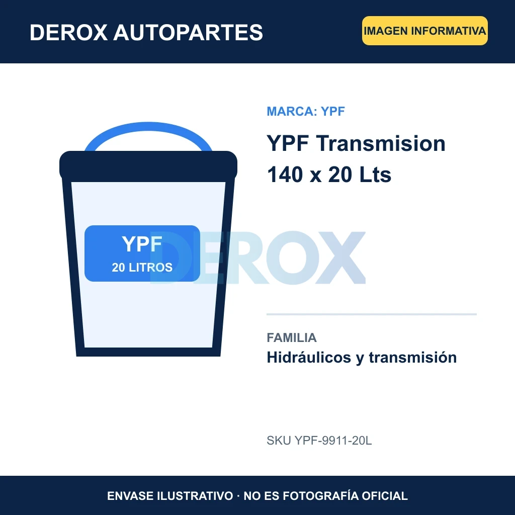 YPF Transmision 140 x 20 Lts