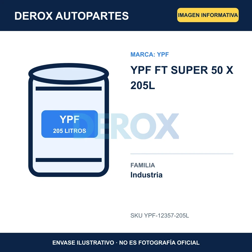 YPF FT SUPER 50 X 205L