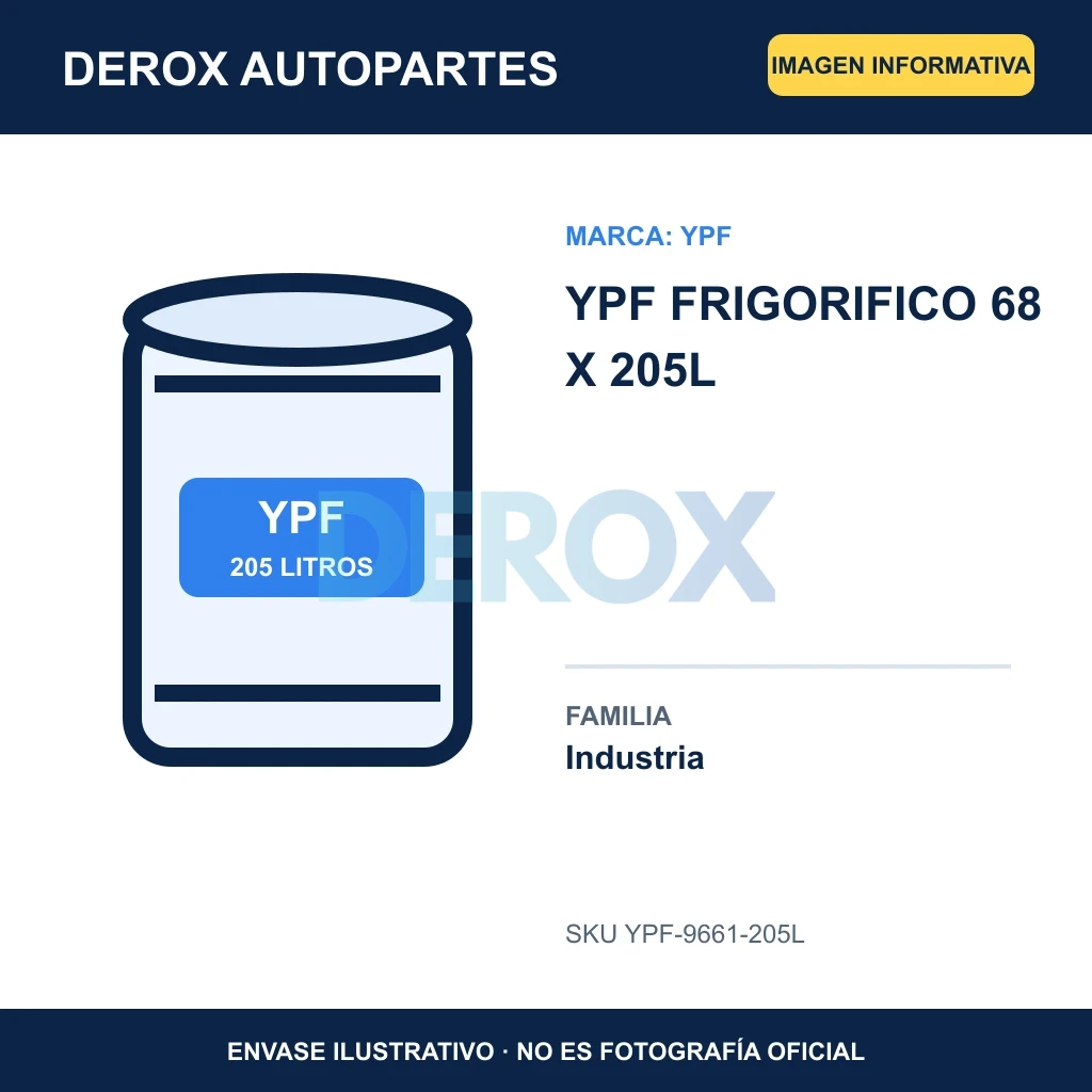 YPF FRIGORIFICO 68 X 205L