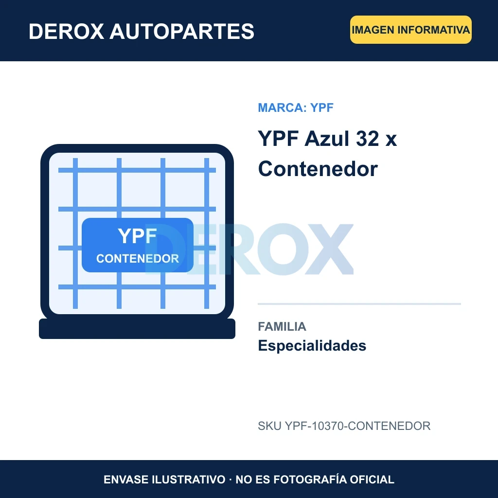 YPF Azul 32 x Contenedor