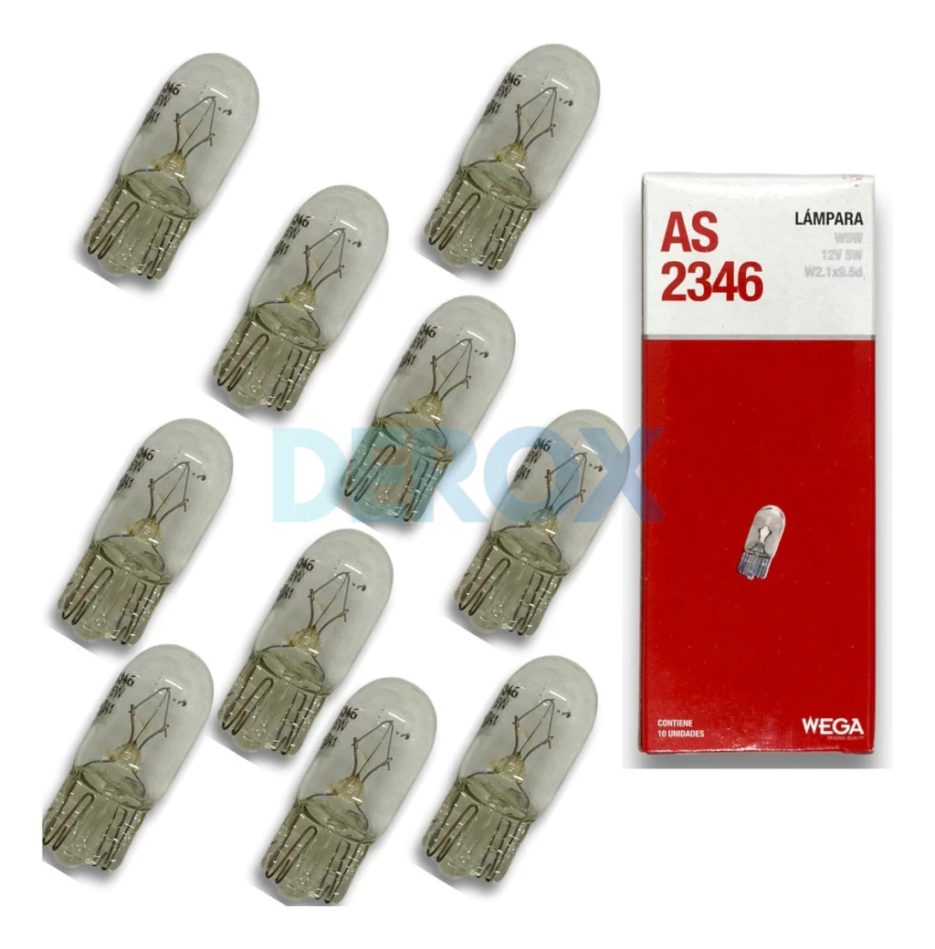 Wega 12V 5W Lámpara T10 A2346