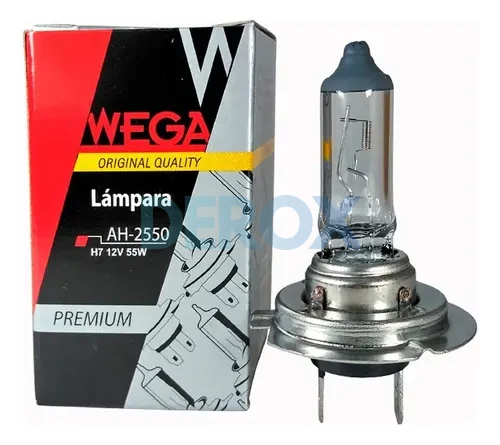 Wega H7 12V 55W Lámpara A2550P