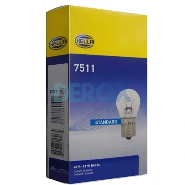 Lámpara HELLA 7511 P21W (Miniatura)